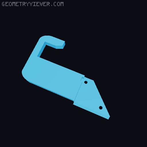 MMU Slot Buffer Hanger 3D model thumbnail