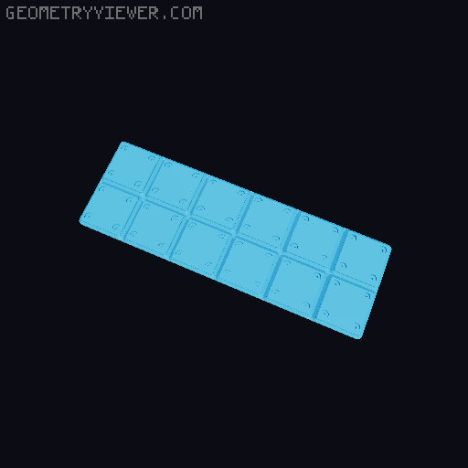 Gridfinity Tiles 3D model thumbnail