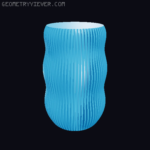 "Lines: a Set of Vases" 3D model thumbnail