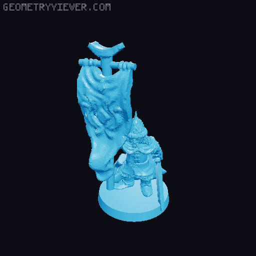 Dale Command 10mm Scale 3D model thumbnail
