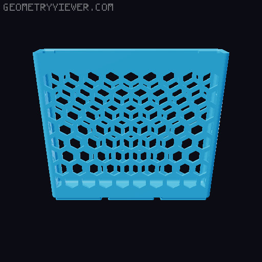 Gridfinity Hex Bins all sizes 3D model thumbnail