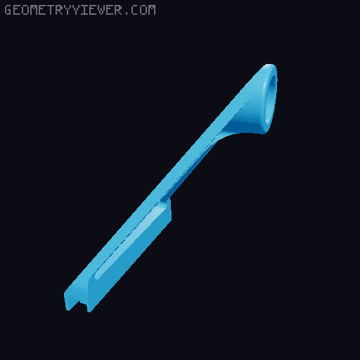 K1 Max top support for the riser 3D model thumbnail