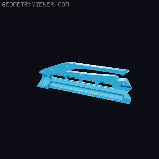 Ontos Carry Handle Thumbhole Stock Overhaul 3D model thumbnail