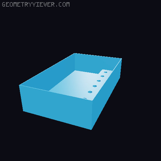 Box for Lucky 13 and Accessories 3D model thumbnail
