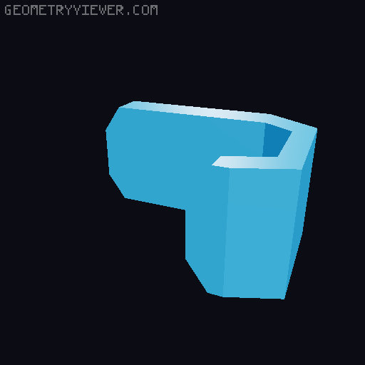 Detachable wall hooks 3D model thumbnail