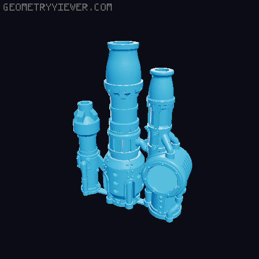 Reactor Ferrum Secundus 3D model thumbnail