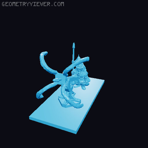 Dale Windlance 10mm Scale 3D model thumbnail