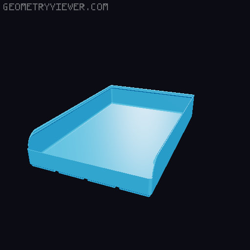 Gridfinity rouded bins collection all sizes 3D model thumbnail