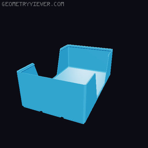 Gridfinity wall cutout collection 3D model thumbnail