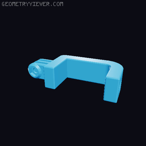 G-Clamp + MMS (Modular Mounting System) 3D model thumbnail
