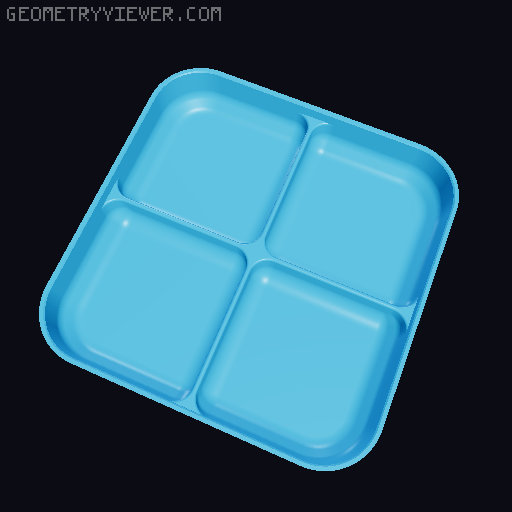 Magic Organizer (For Lego and other items) 3D model thumbnail