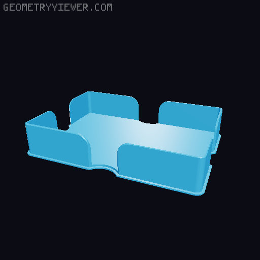 Bluey Playing Card Box 3D model thumbnail