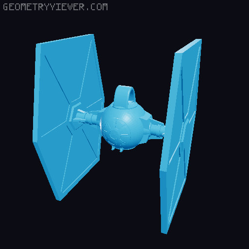 Star Wars hangers 3D model thumbnail