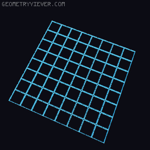 CLCKbase with Screw Holes, Sizes up to 9x9, Gridfinity Baseplate 3D model thumbnail