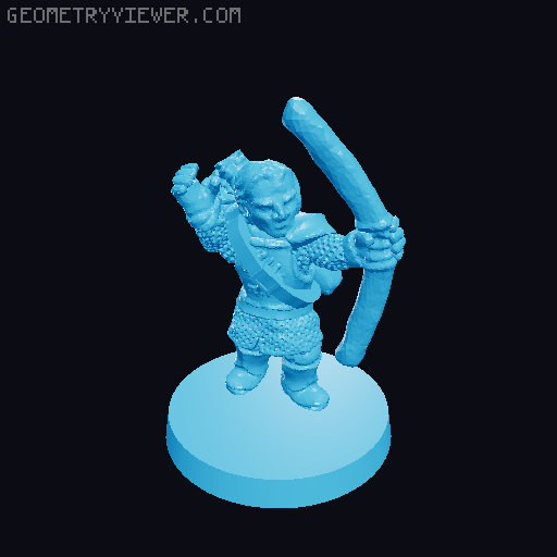 Pinnath Gelin Archers 10mm Scale 3D model thumbnail