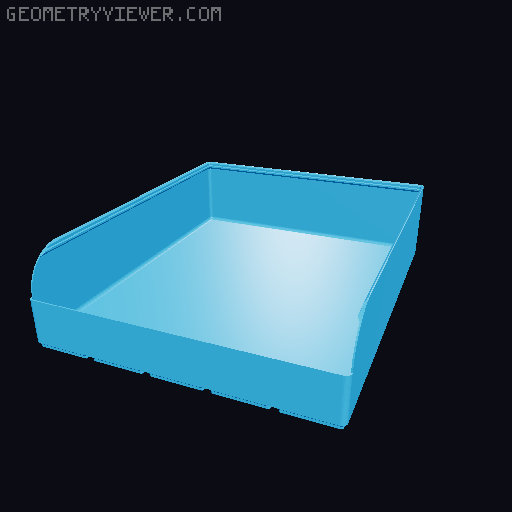 Gridfinity rouded bins collection all sizes 3D model thumbnail