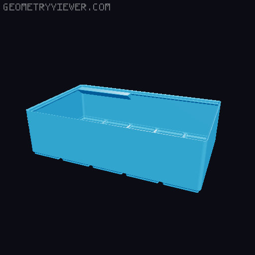 Gridfinity cups height 8 (60mm) collection 3D model thumbnail
