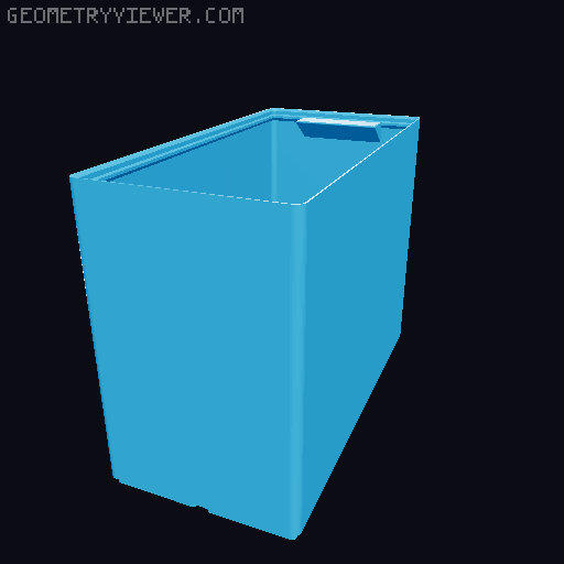 Gridfinity cups height 18 (130mm) collection 3D model thumbnail