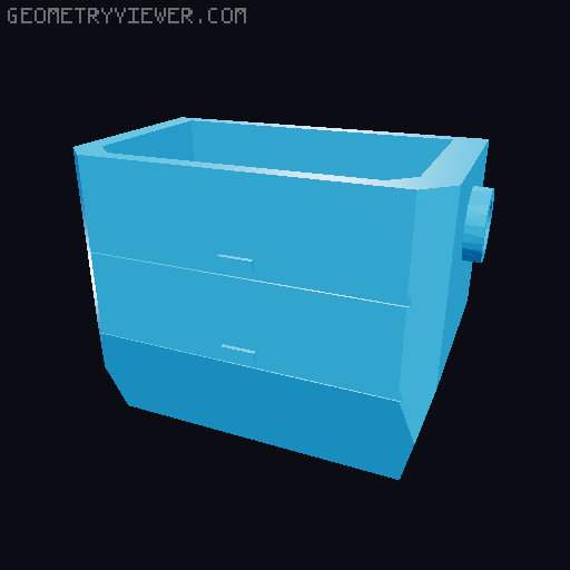 40mm attachments 3D model thumbnail