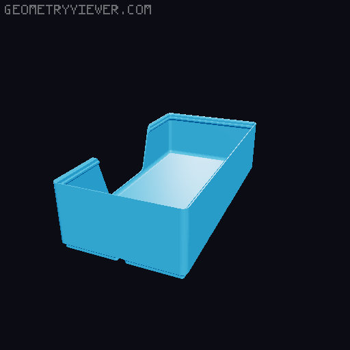 Gridfinity wall cutout collection 3D model thumbnail
