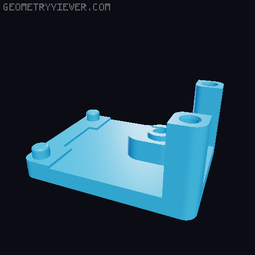 Amateur Radio Morse Code Paddle / CW Key 3D model thumbnail