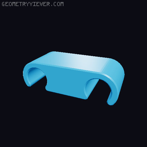 Watercooling / Radiator hose clamps 3D model thumbnail