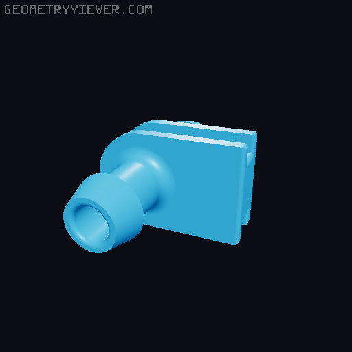 Admatec A130 Gen1 Peristaltic Pump Fittings 3D model thumbnail