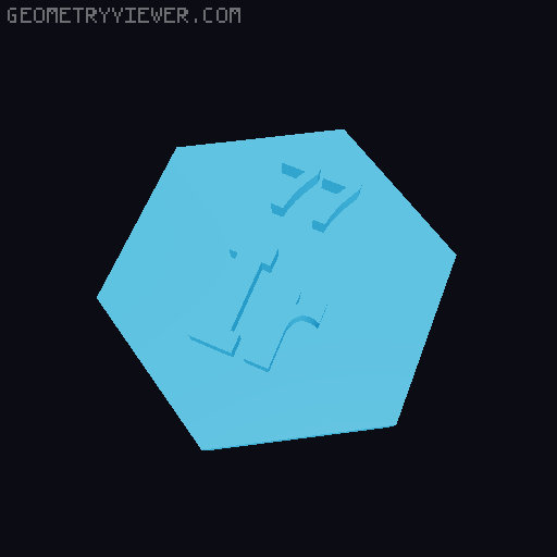 The truly periodic table of elements 3D model thumbnail