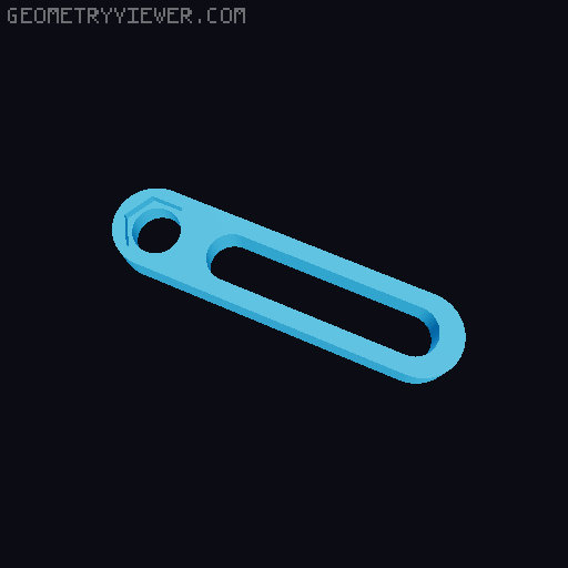 Amateur Radio Morse Code Paddle / CW Key 3D model thumbnail