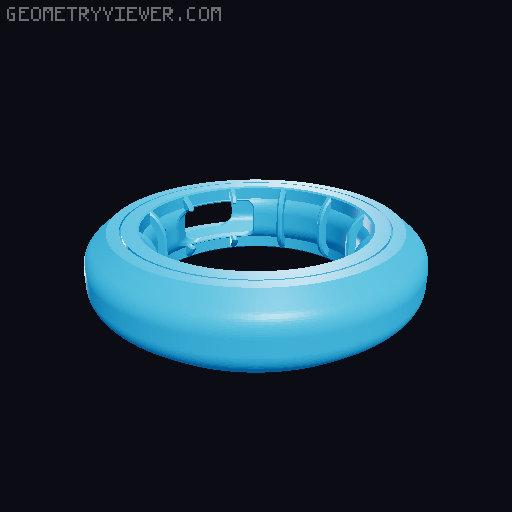 Next Gen USB (and more) Cable Winder / Organizer (Print-in-Place, Multiple Sizes, Stackable) 3D model thumbnail