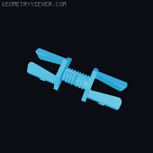 TrackTwist Holders - Split Print 3D model thumbnail