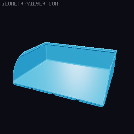 Gridfinity rouded bins collection all sizes 3D model thumbnail