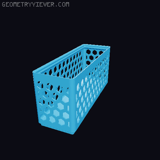 Gridfinity Hex Bins all sizes 3D model thumbnail