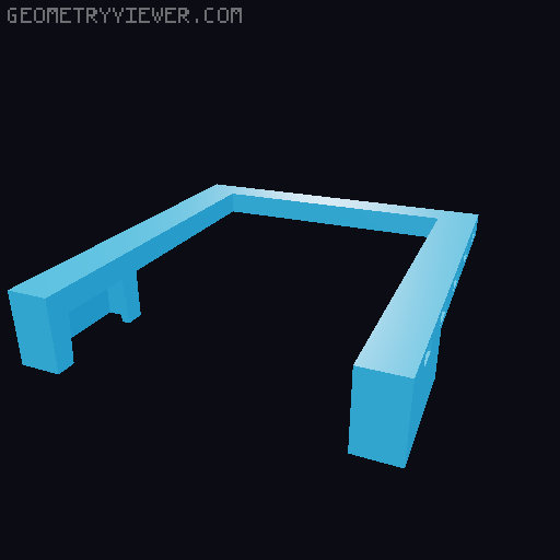 Wall Control 3d Printer Spool Holder 3D model thumbnail
