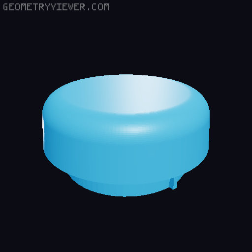 LTT Stubby Screwdriver (with different bit storage) 3D model thumbnail