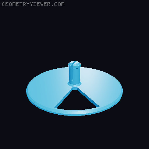 Pills Separator for the 7cm x 5cm Container Pod by Squinn 3D model thumbnail