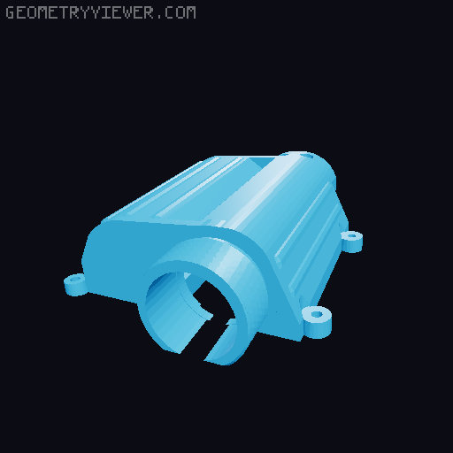 PVS 420 thermal vision 50Hz low budget 18650 monocular  (256X192, 384X288, 640X512) 3D model thumbnail