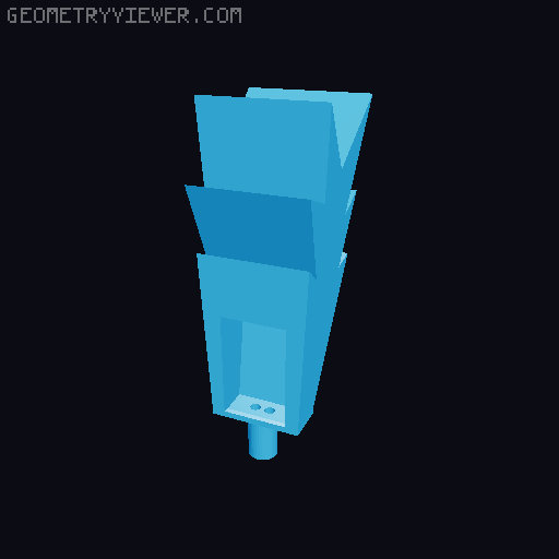 Godzilla Lamp 3D model thumbnail