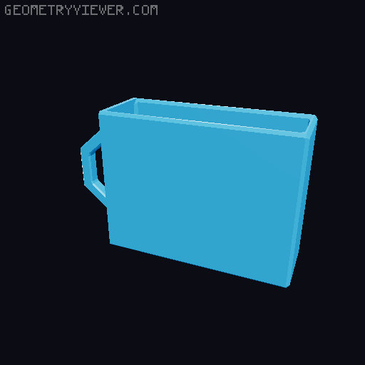 Elegoo Centauri Carbon EZ Poop Chute Housing 3D model thumbnail