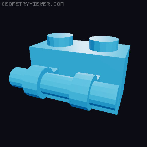 Lego Bricks 3D model thumbnail