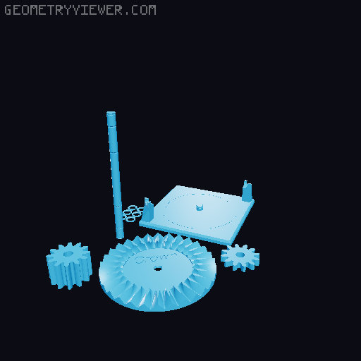 Educational Gear Examples 1 3D model thumbnail
