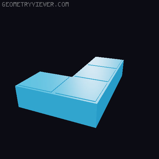 Tetris game Tomy 3D model thumbnail