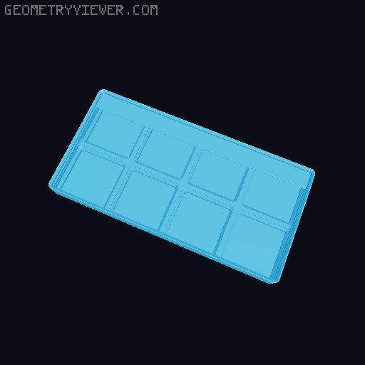 Gridfinity cups height 2 (18mm) collection 3D model thumbnail