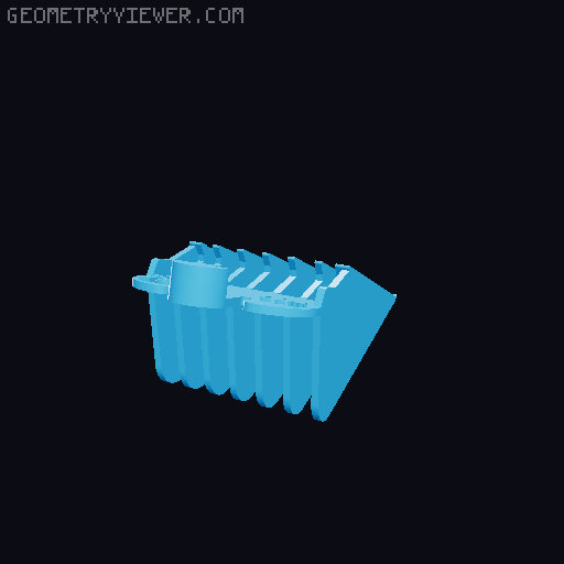 Surker / Wahl Hair Clipper Guards #9, #11 3D model thumbnail