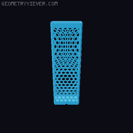 Gridfinity Hex Bins all sizes 3D model thumbnail