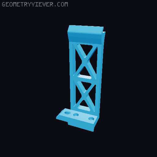 360d Filament Guide Holders 3D model thumbnail