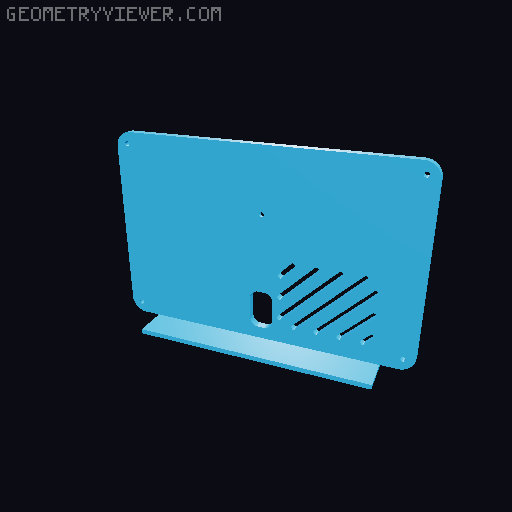 Masterbuilt Smoker MES30 PID Controller Housing 3D model thumbnail