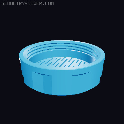 Desiccant Container w/ Hygrometer (Fast Print, In-Spool, Strong) 3D model thumbnail