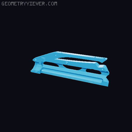 Ontos Carry Handle Thumbhole Stock Overhaul 3D model thumbnail