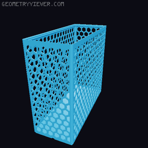 Gridfinity Hex Bins all sizes 3D model thumbnail